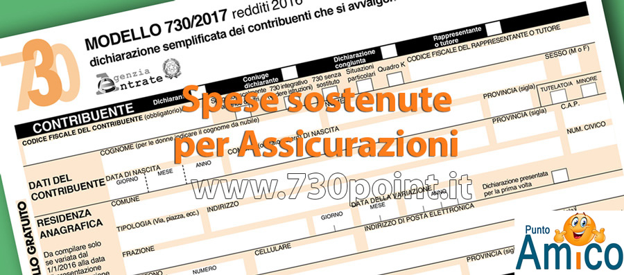 assicurazione infortuni 730