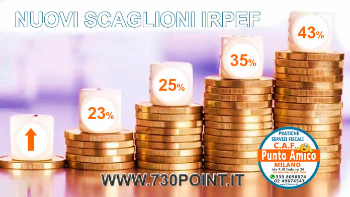 Nuovi scaglioni IRPEF